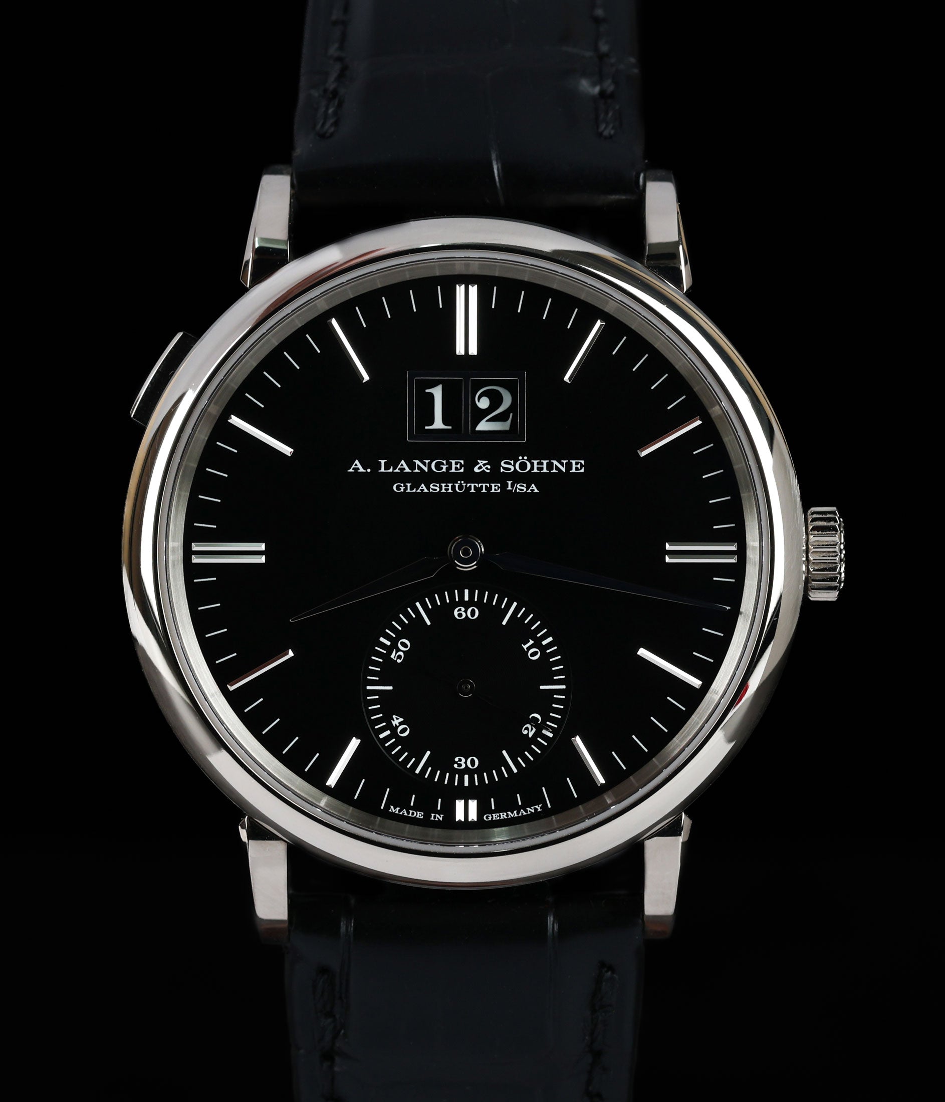 Sohne 38MM Saxonia Outsize Date 2019 – Crown