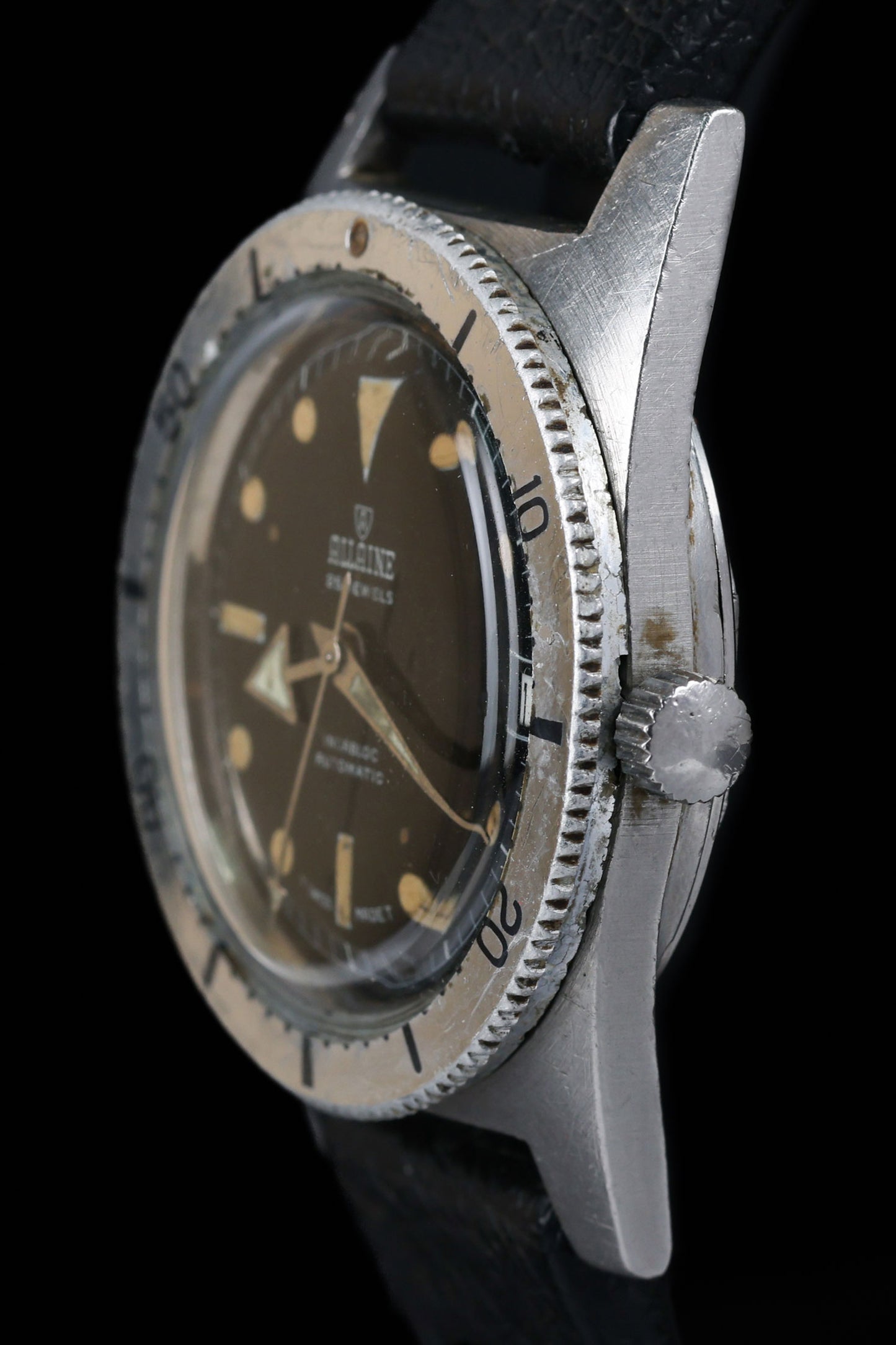 Vintage Allaine Sous Marine Diver 39MM 1967 | Crown Vintage Watches