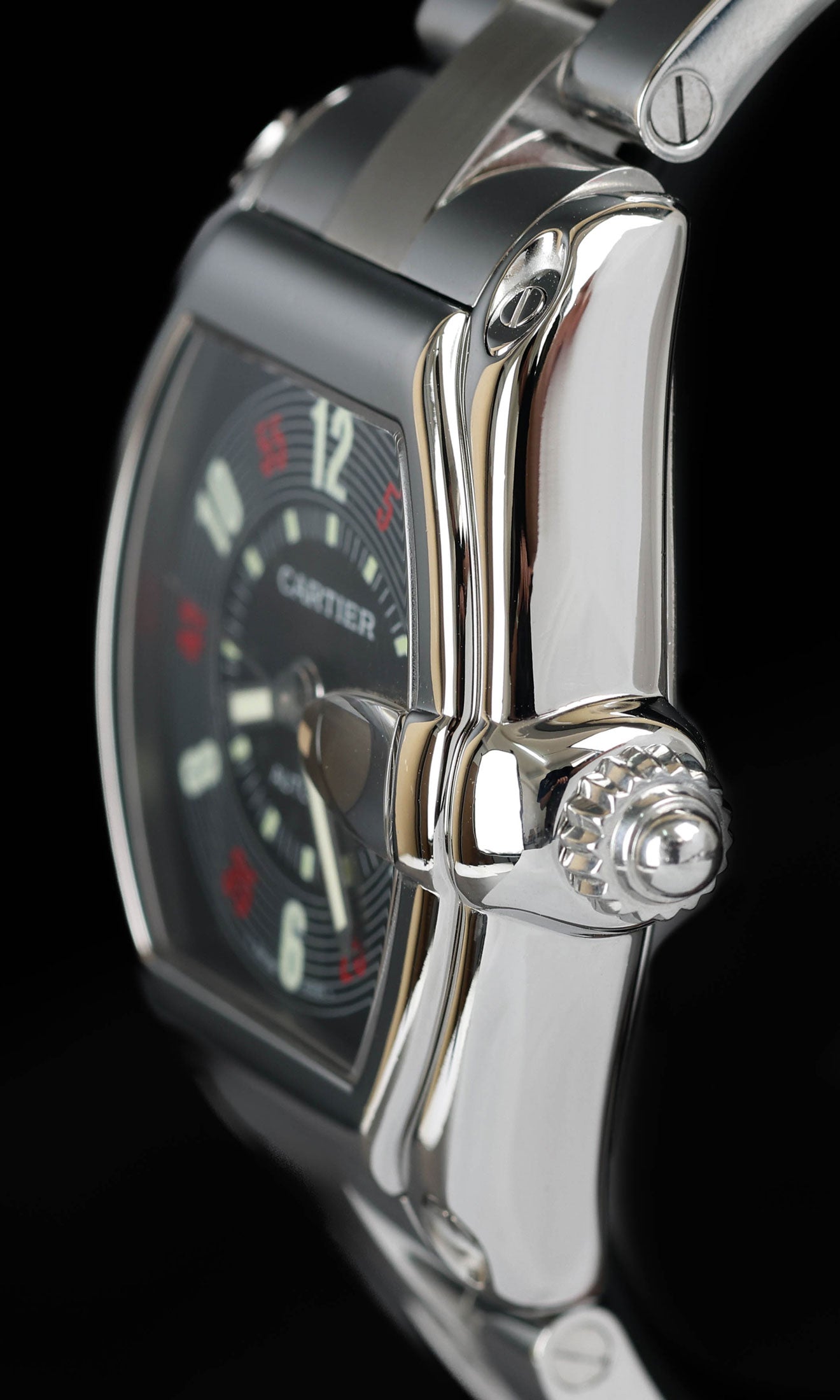 Vintage Cartier Roadster 2510 'Black Roulette' 2000s | Crown Vintage Watches