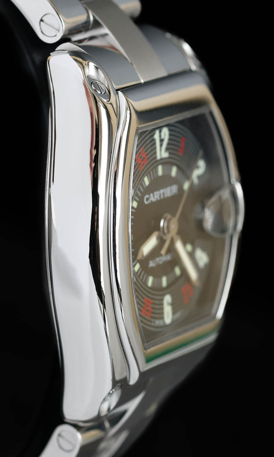 Vintage Cartier Roadster 2510 'Black Roulette' 2000s | Crown Vintage Watches