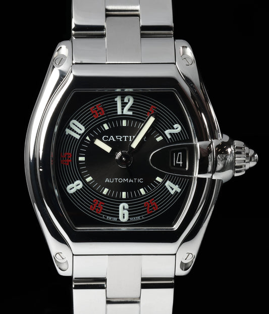 Pre-owned vintage Cartier Roadster 'Las Vegas' Roulette 2510 38MM Early 2000s | Crown Vintage Watches