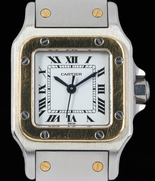 Preowned vintage Cartier Santos Carrée Automatic 24x35mm Circa 1990 | Crown Vintage Watches