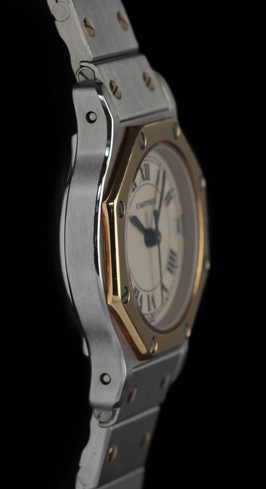 Pre-owned vintage Cartier Santos Octagon Two Tone Ref. 187903 Circa 1990 | Crown Vintage Watches