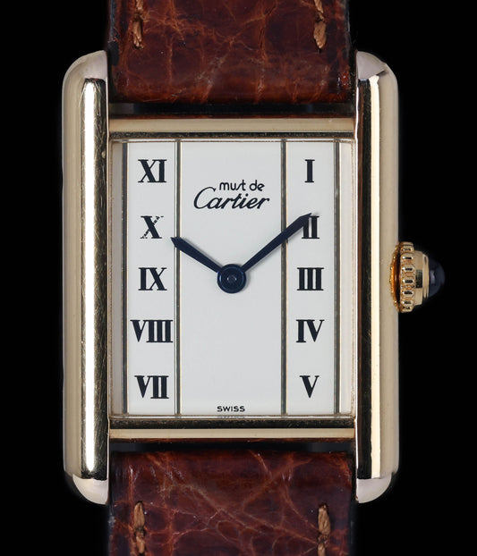 Pre-owned vintage Cartier Tank Vermeil Ref 1613 | 1997 w/ Papers | Crown Vintage Watches
