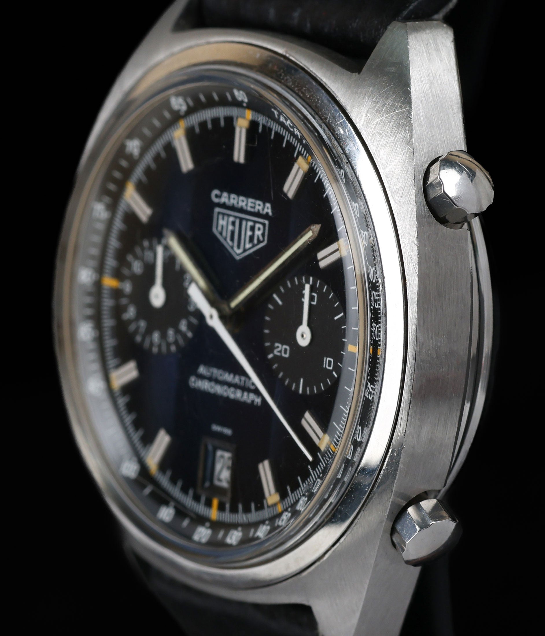 Vintage Heuer Carrera 110.253 39mm Circa 1979 | Crown Vintage Watches