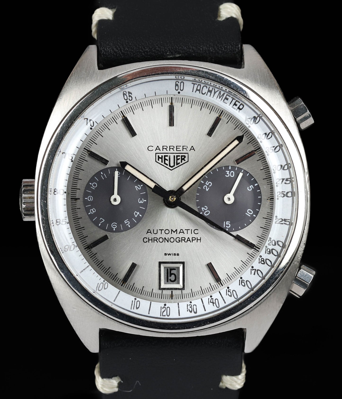 Pre owned vintage Heuer Carrera 110.253G 38.5mm Circa 1977 | Crown Vintage Watches