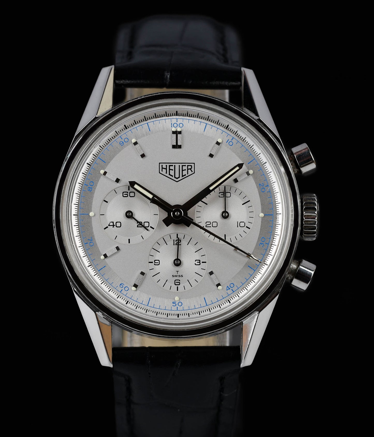 Heuer Carrera 36MM Re-edition Chronograph CS3110 1990s | Crown Vintage Watches