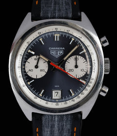 Heuer Carrera 7853N 39mm Circa 1970