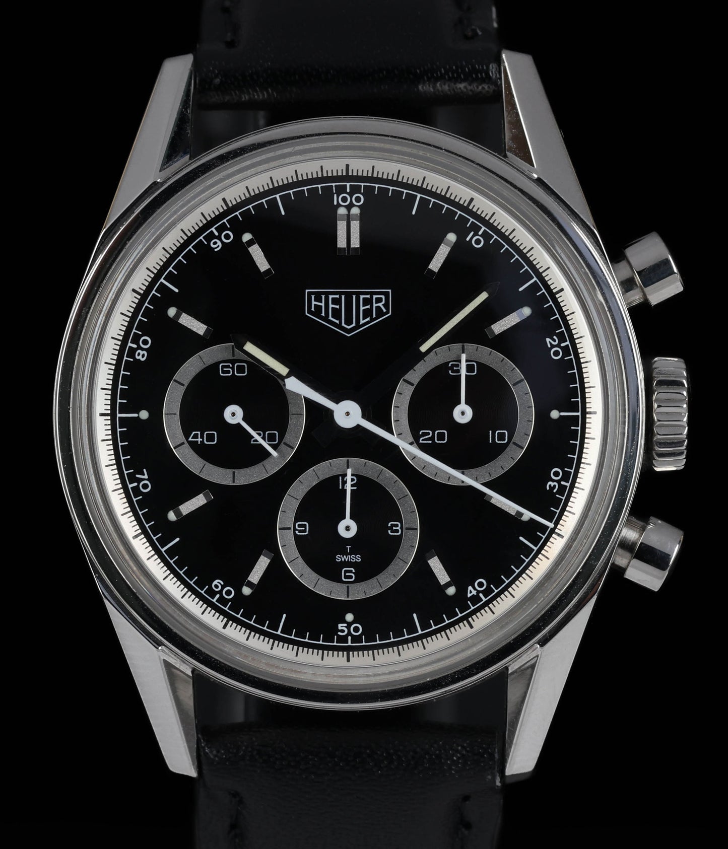 Heuer Carrera Re-edition CS3113 36MM Circa 2000 | Crown Vintage Watches