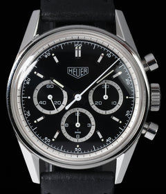 Heuer Carrera Re-edition CS3113 36MM Circa 2000 Box & Papers