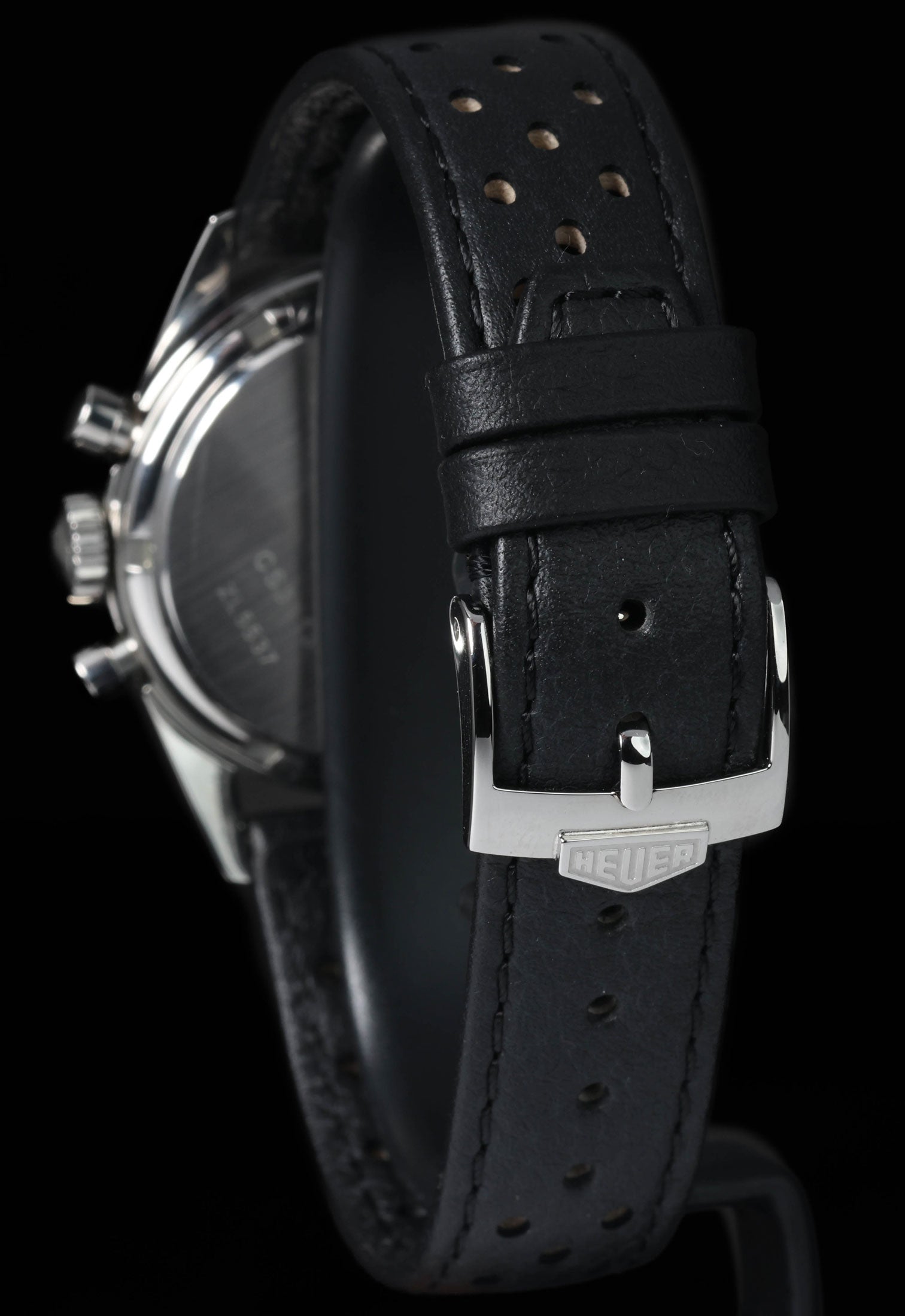 Pre-owned vintage Heuer Carrera Re-edition CS3113 36MM Circa 2000 Box & Papers | Crown Vintage Watches