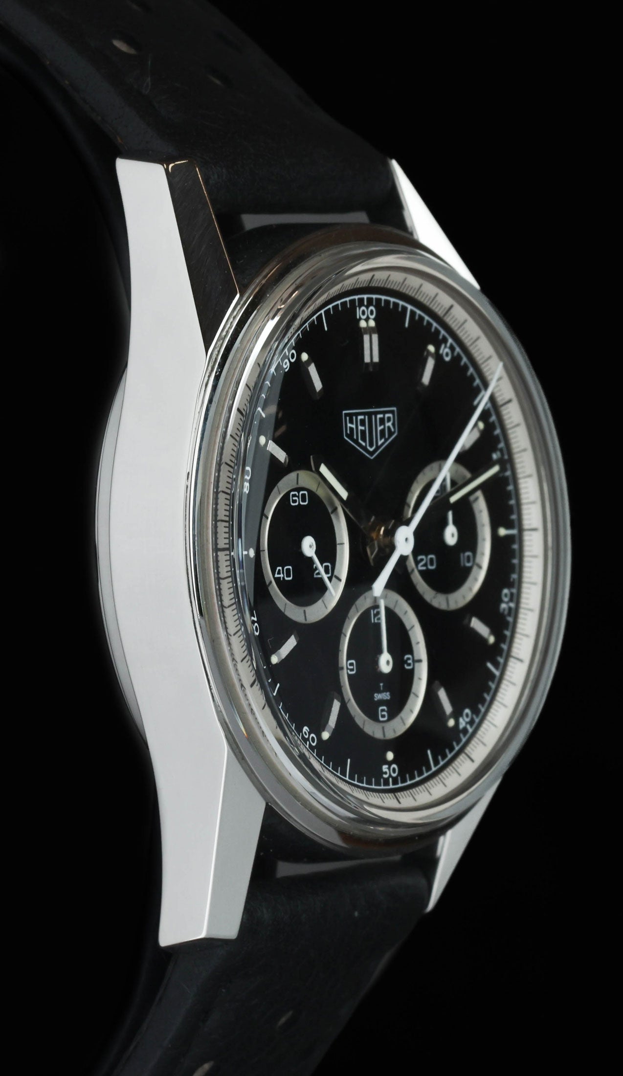 Pre-owned vintage Heuer Carrera Re-edition CS3113 36MM Circa 2000 Box & Papers | Crown Vintage Watches