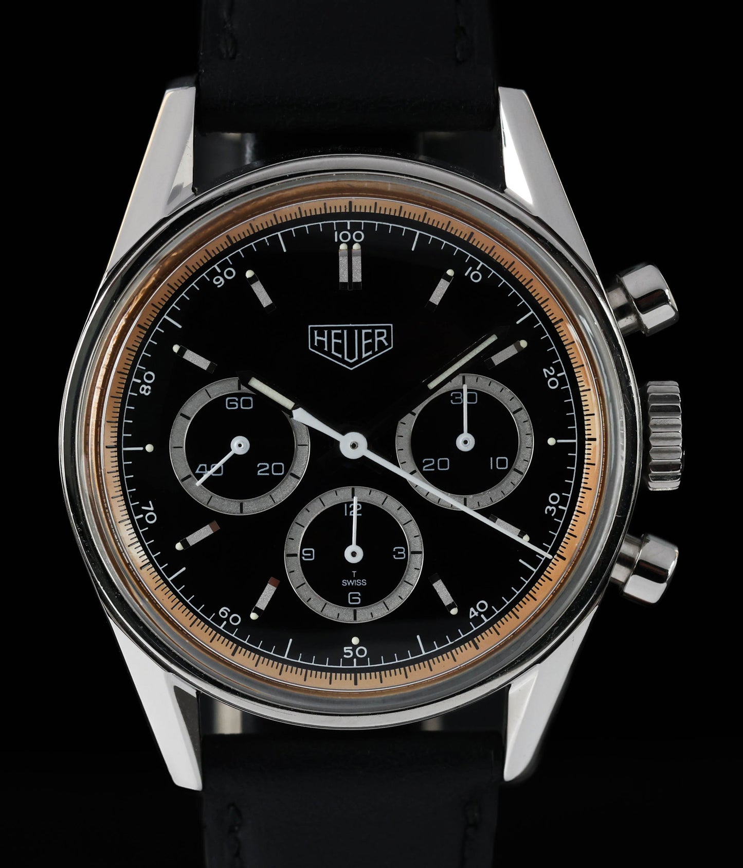 Pre-owned vintage Heuer Carrera Re-edition CS3113 36MM Circa 2000 | Crown Vintage Watches