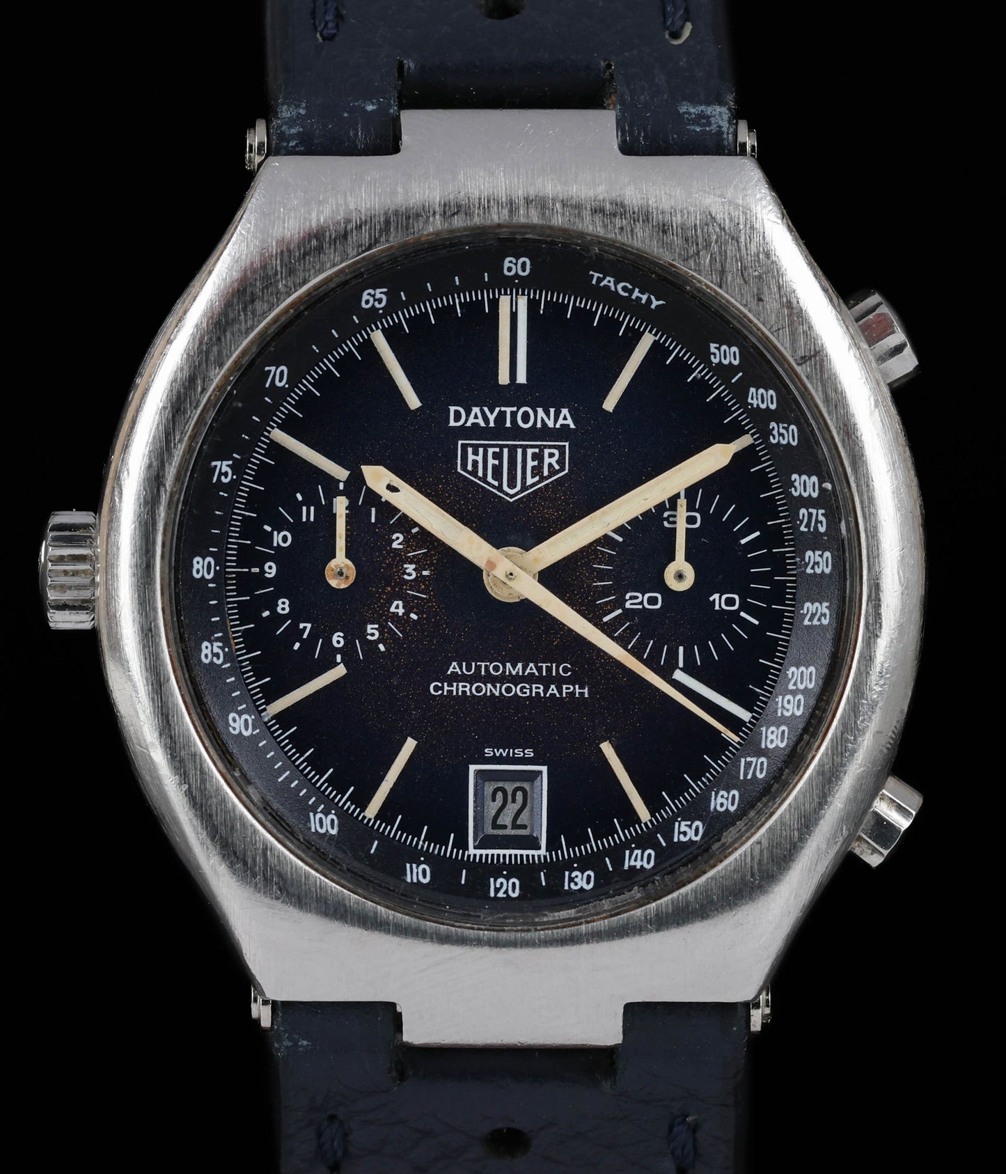 Pre-owned vintage Heuer Daytona 110.203B 39mm Circa 1970s | Crown Vintage Watches