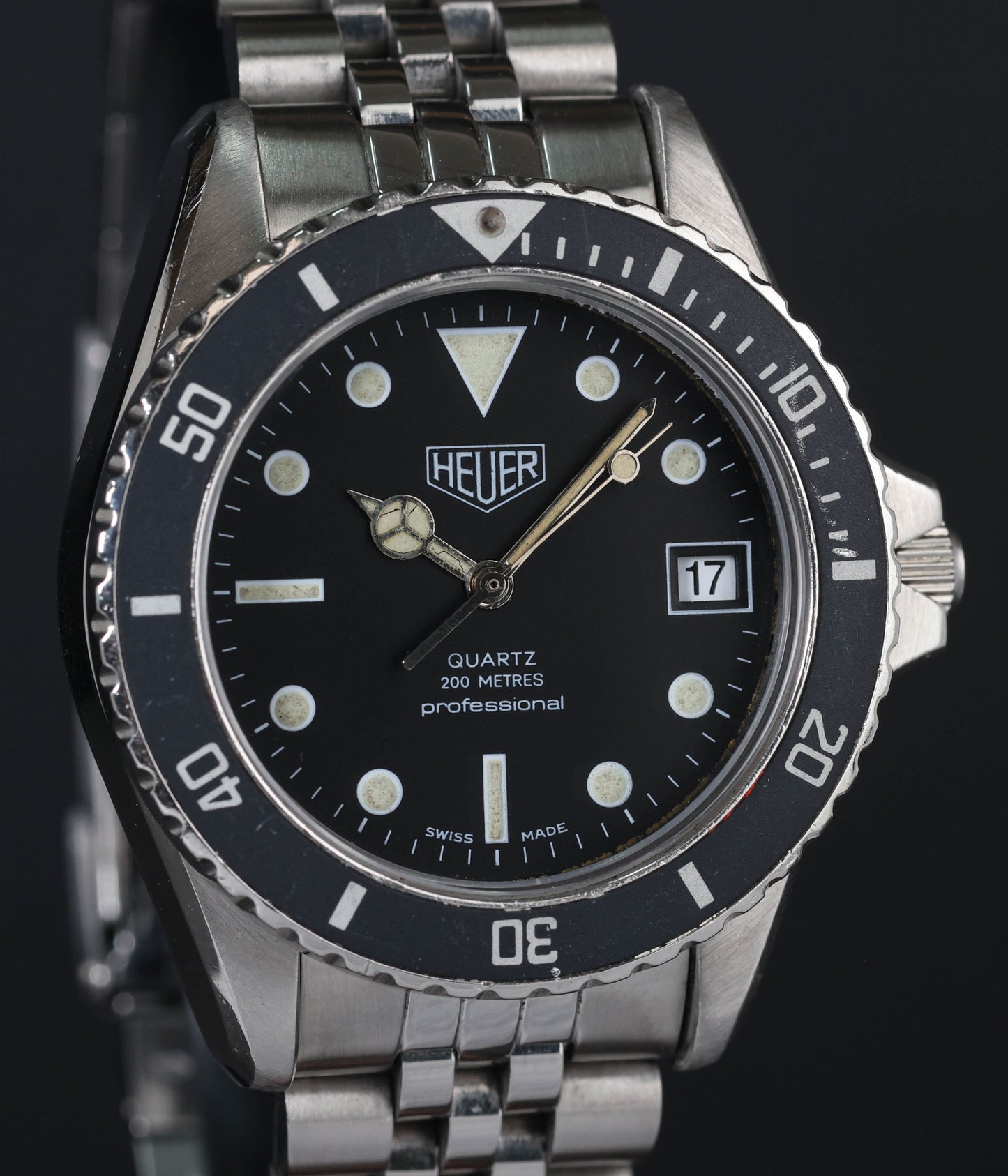 Pre-owned vintage Heuer Professional Diver 1000 Ref 980.013 36MM Circa 1980s | Crown Vintage Watches