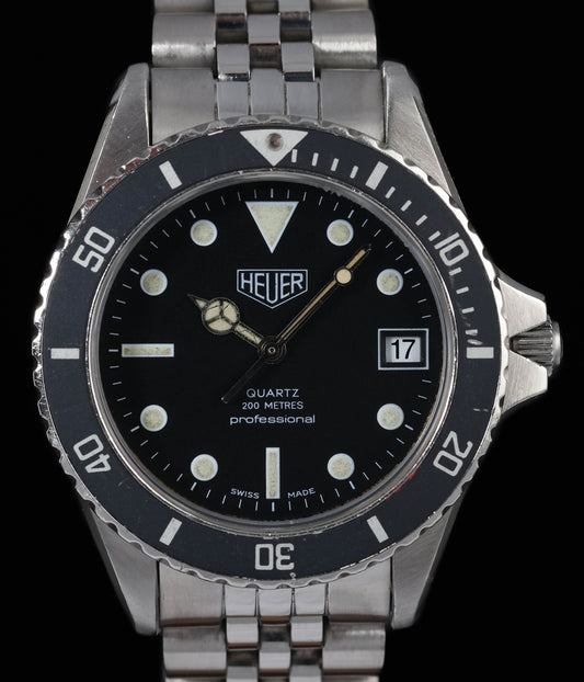 Pre-owned vintage Heuer Professional Diver 1000 Ref 980.013 36MM Circa 1980s | Crown Vintage Watches