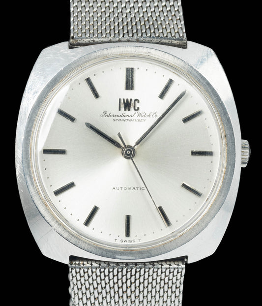 Preowned vintage IWC Schaffhausen 'Cushion Case' cal 8541 36mm circa 1960s | Crown Vintage Watches