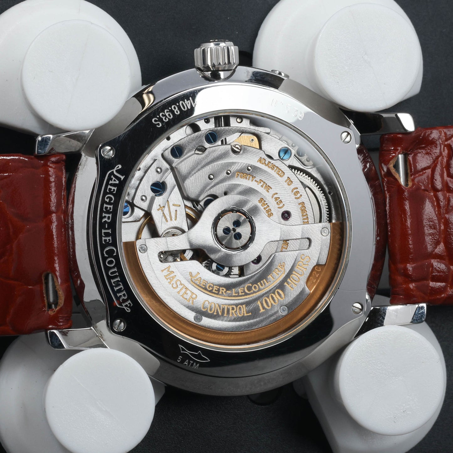 Preowned vintage Jaeger‑LeCoultre Master Réserve de Marche 140.8.93.S 37mm 2000s | Crown Vintage Watches