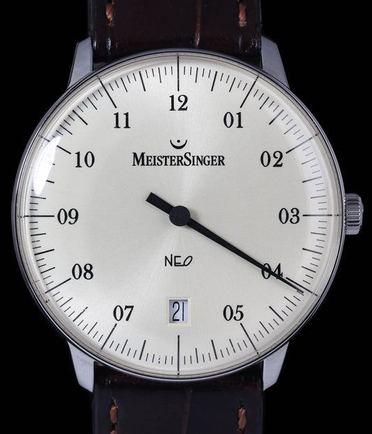Pre-owned vintage Meister Singer Neo 36mm Circa 2010s | Crown Vintage Watches
