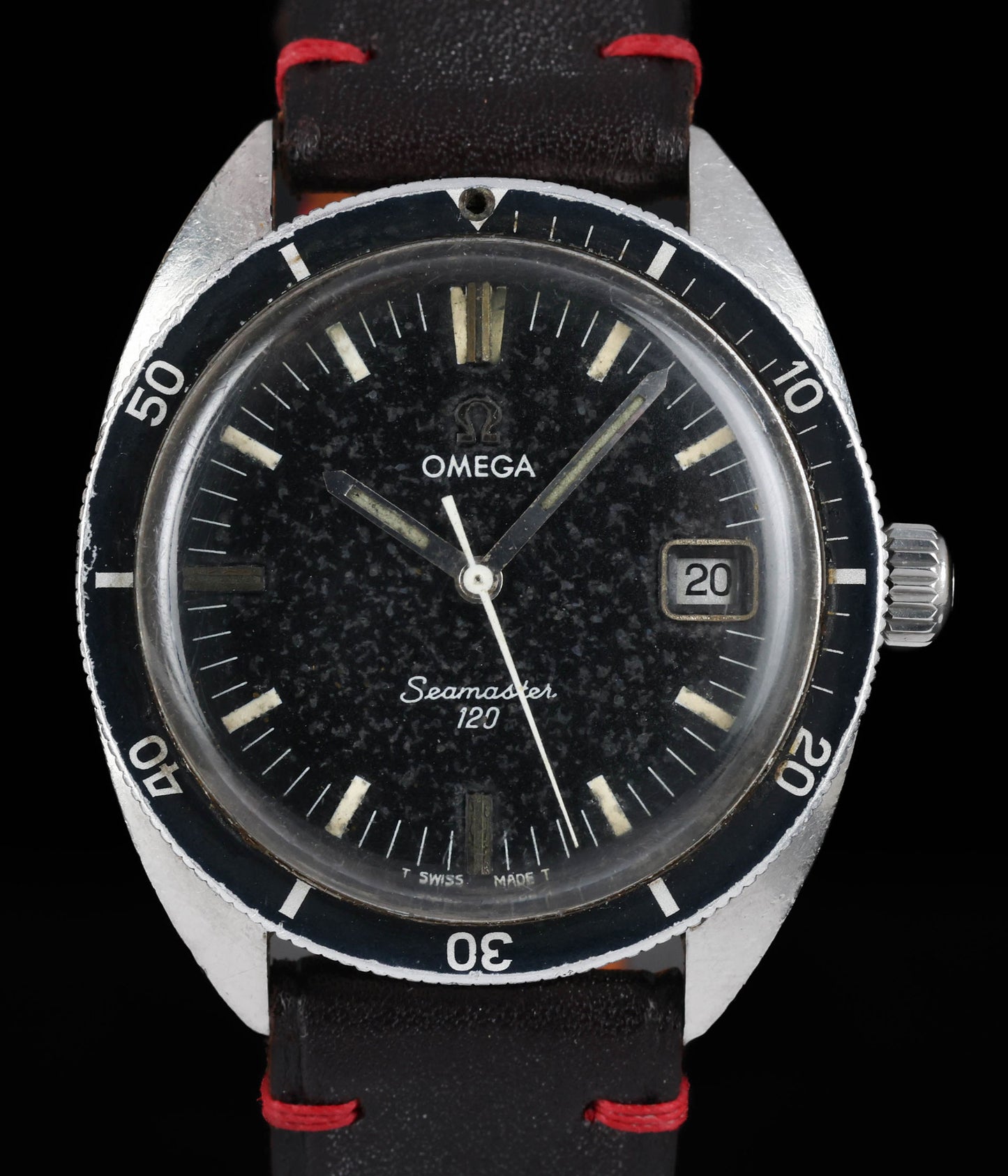 Pre-owned vintage Omega 166.027 Seamaster 120 M Stardust Dial 37MM 1967 | Crown Vintage Watches
