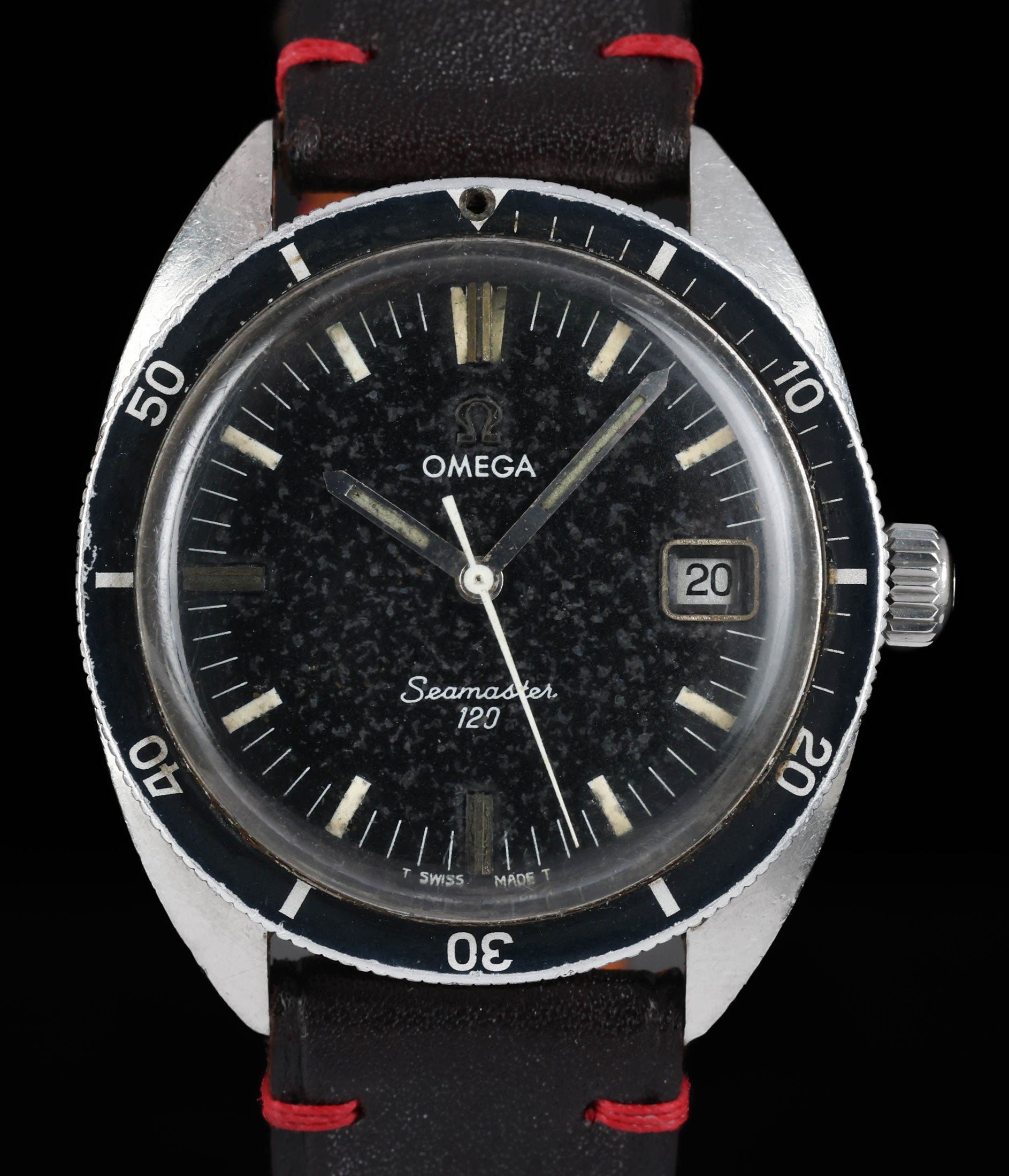 Pre-owned vintage Omega 166.027 Seamaster 120 M Stardust Dial 37MM 1967 | Crown Vintage Watches