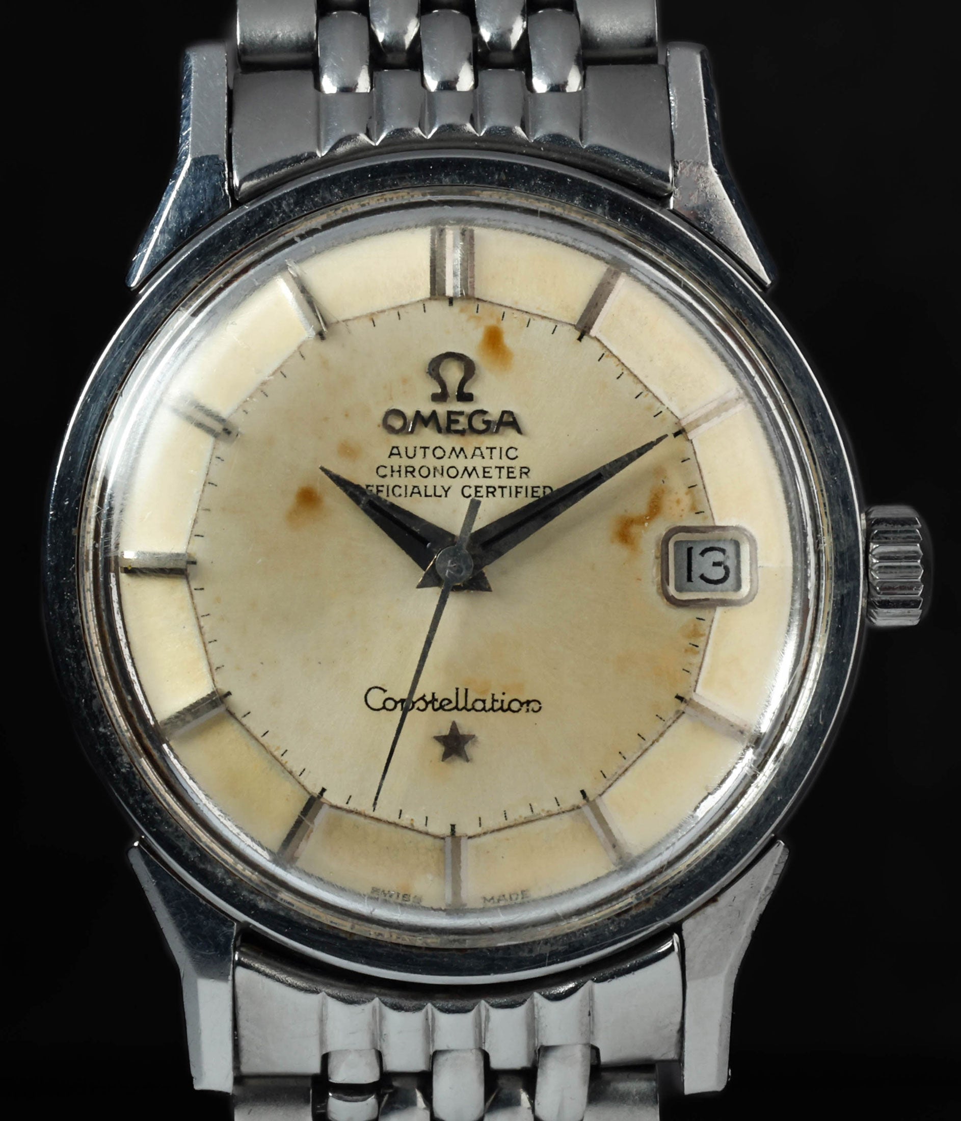 Omega Constellation Automatic Pie Pan Ref 168.005 Circa 1960s 
