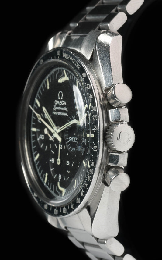 Pre-owned vintage Omega Speedmaster Professional 'Straight Writing' 145.022-69ST 42mm Circa 1970 | Crown Vintage Watches