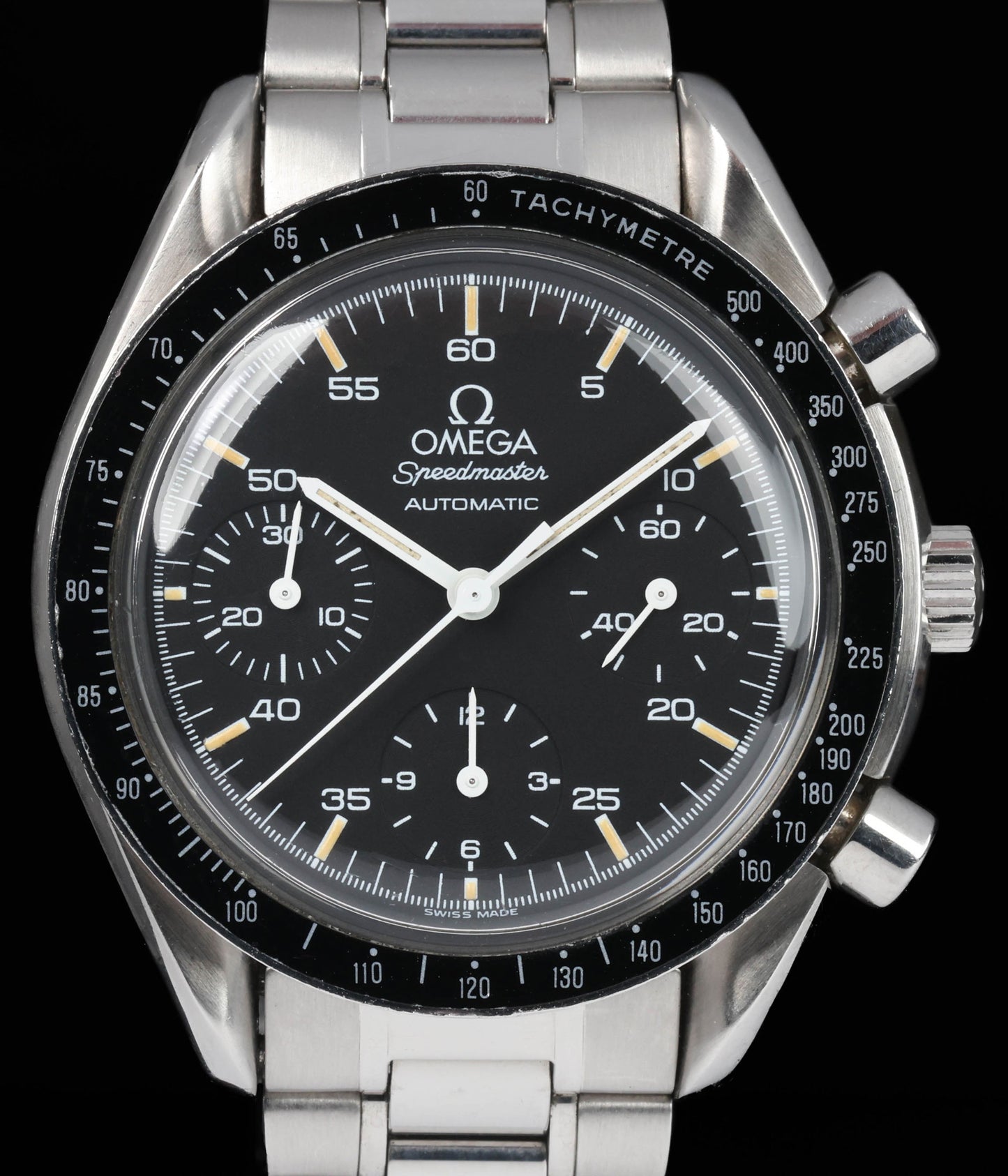 Pre-owned vintage Omega Speedmaster Reduced 39MM 3510.50 Late 1990s | Box | Crown Vintage Watches