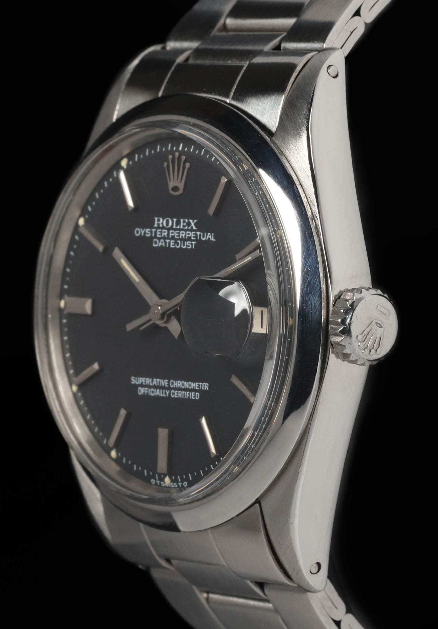 Pre-owned vintage Rolex Datejust 1600 ‘Matte Sigma’ Dial 36MM 1972 | Crown Vintage Watches