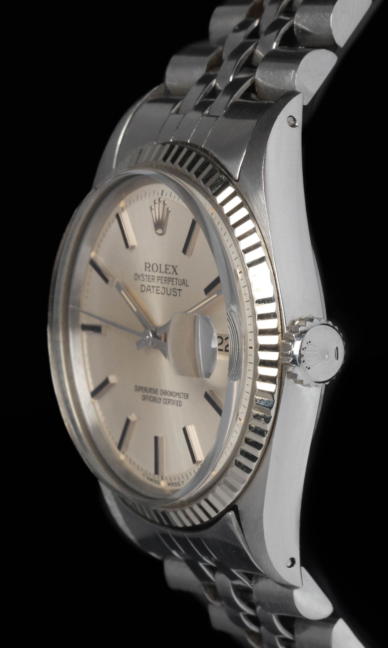 Pre-owned Rolex Datejust 1601 36MM 'Pie Pan' 1978 | Crown Vintage Watches