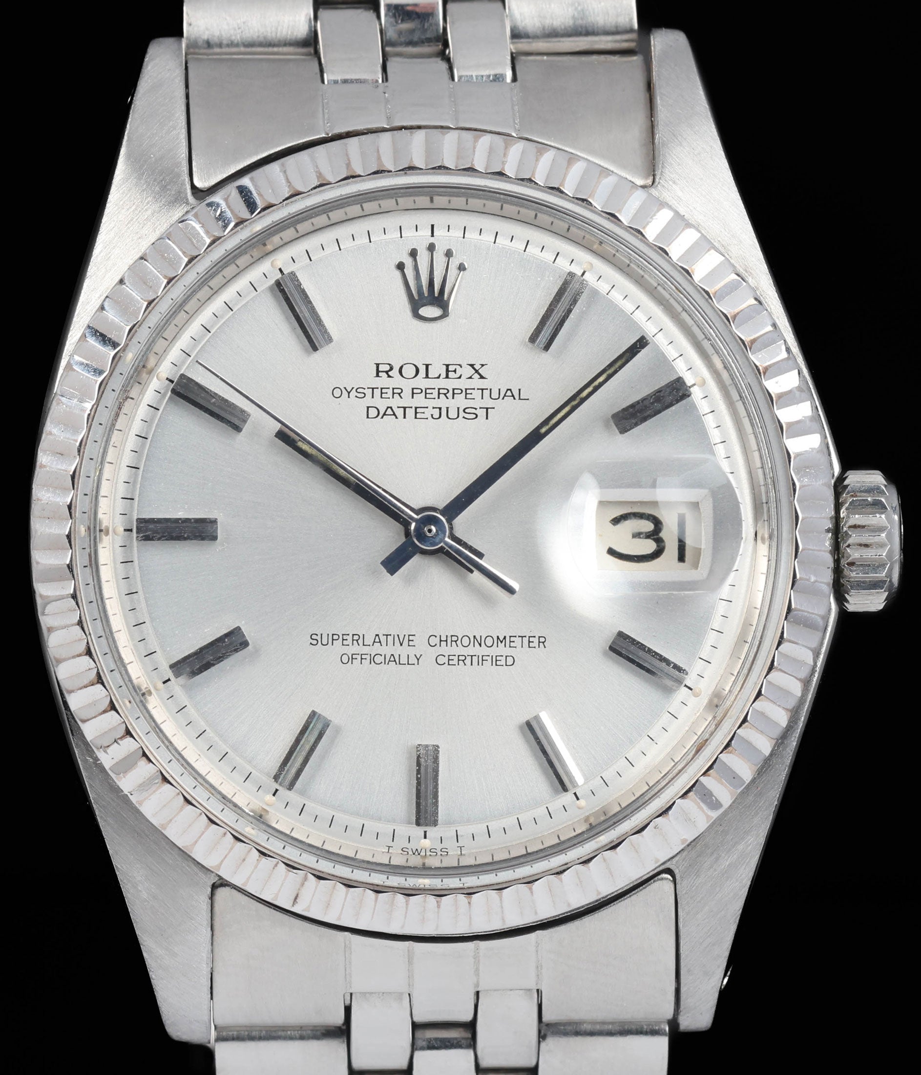 Pre-owned vintage Rolex Datejust 1601 36mm 1968 | Crown Vintage Watches