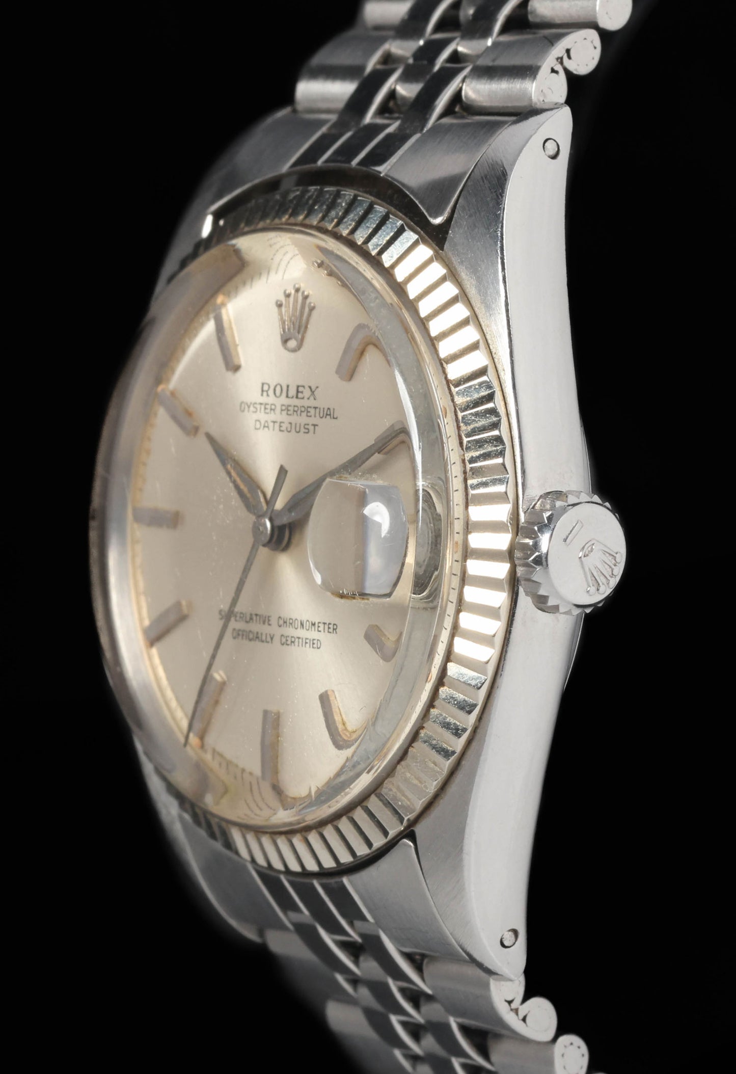 Pre-owned vintage Rolex Datejust 1601 'Dauphine Hands' 36mm 1962 | Crown Vintage Watches