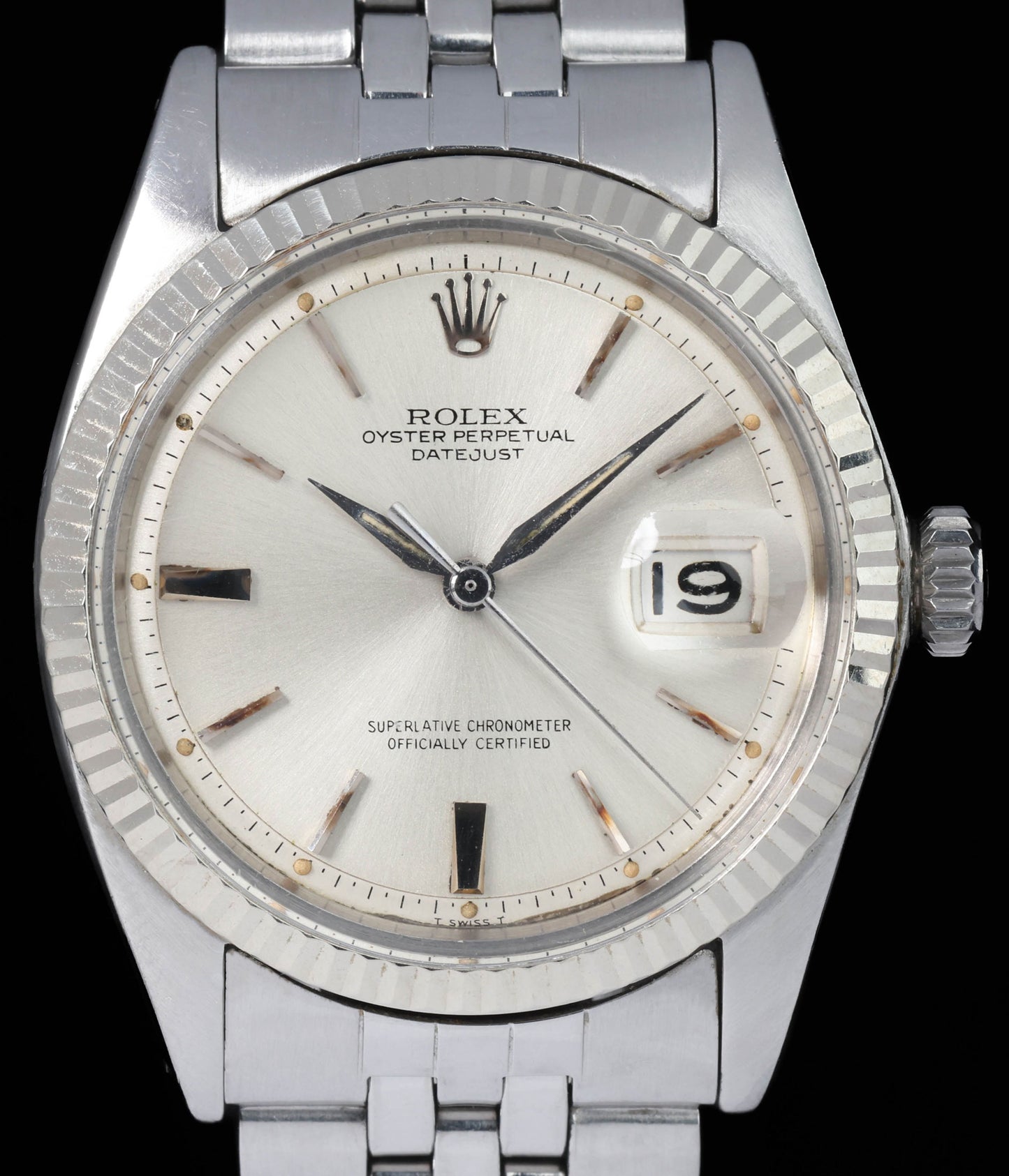 Pre-owned vintage Rolex Datejust 1601 'Dauphine hands' 36mm 1966 | Crown Vintage Watches