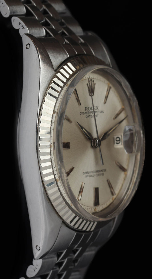 Pre-owned vintage Rolex Datejust 1601 'Dauphine hands' 36mm 1966 | Crown Vintage Watches