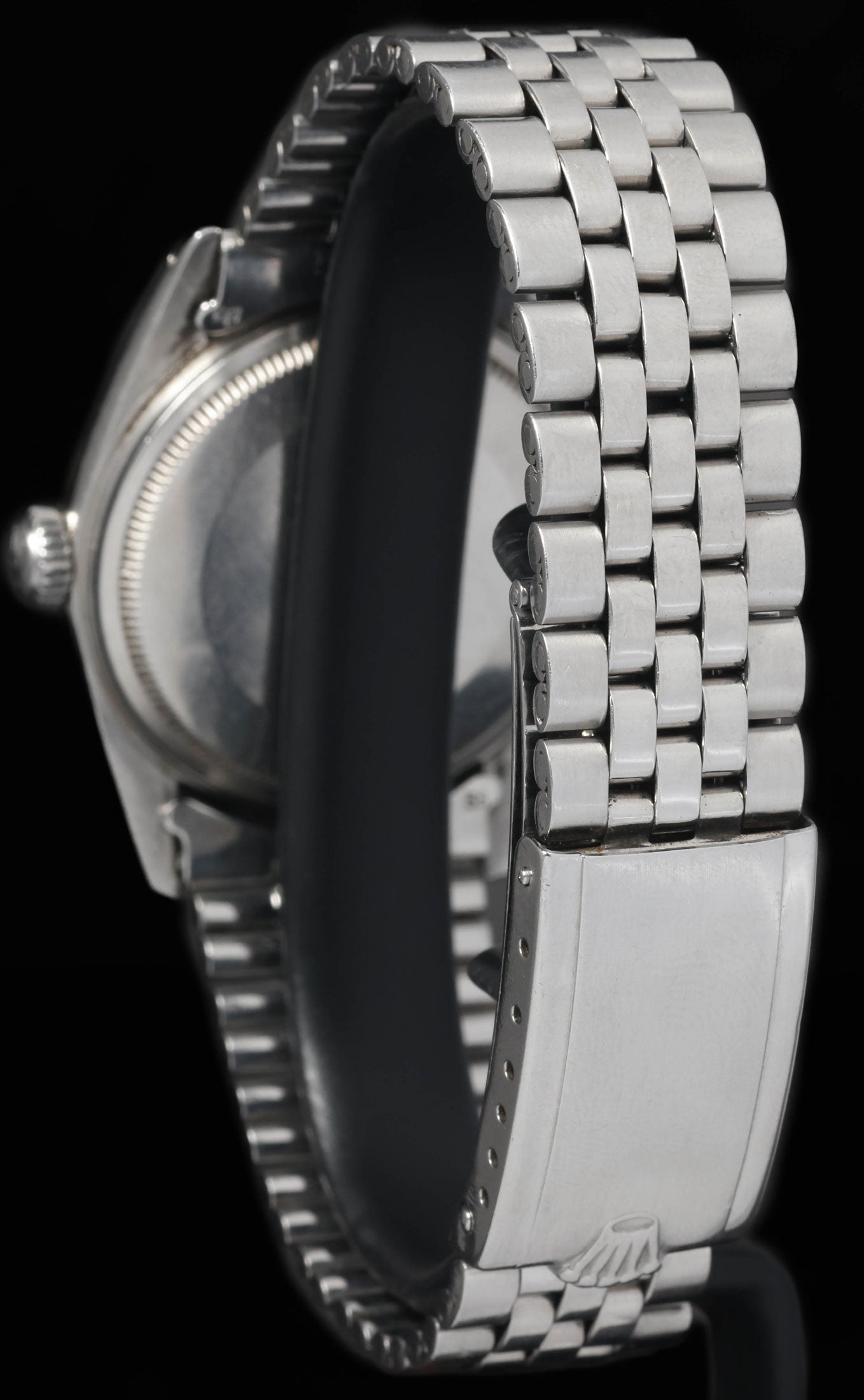 Pre-owned vintage Rolex Datejust 1601 'Pie-pan' 36mm 1966 Watch and papers | Crown Vintage Watches