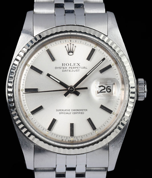 Pre-owned vintage Rolex Datejust 1601 'Sigma Dial' 36MM 1976 | Crown Vintage Watches