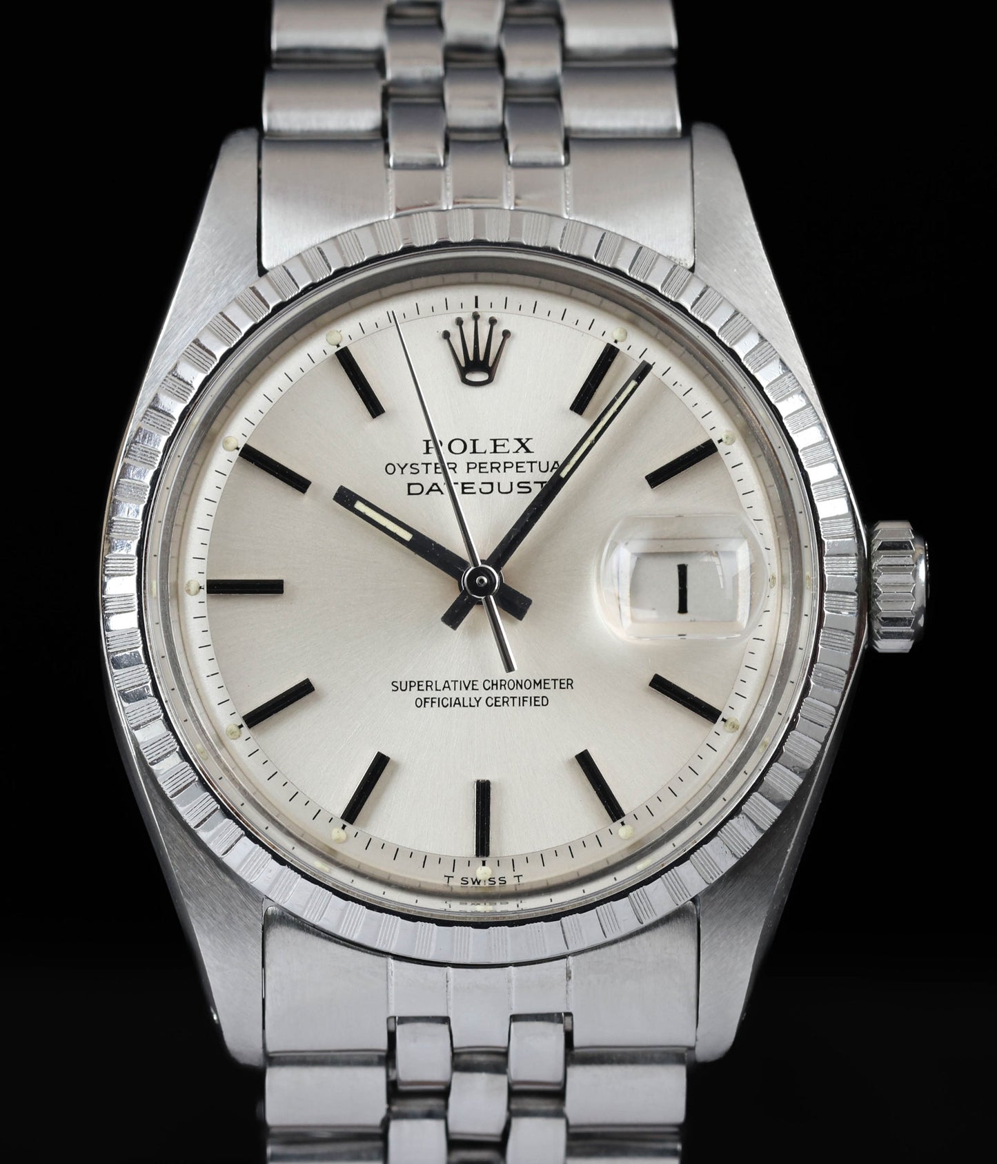 Pre-owned vintage Rolex Datejust 1603 36MM Silver Dial 1968 | Crown Vintage Watches