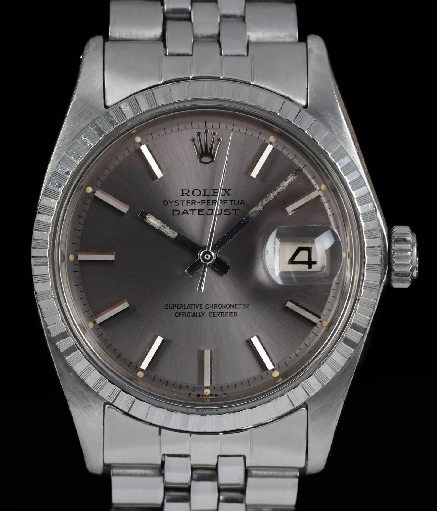 Pre-owned vintage Rolex Datejust 1603 'Grey dial' 36mm Circa 1970s | Crown Vintage Watches