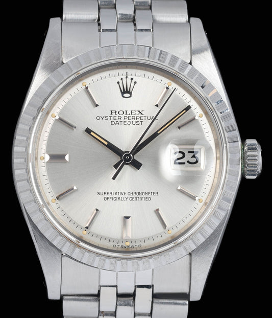 Preowned vintage Rolex Datejust 1603 'Sigma Dial' 36MM 1975 Box & Papers | Crown Vintage Watches
