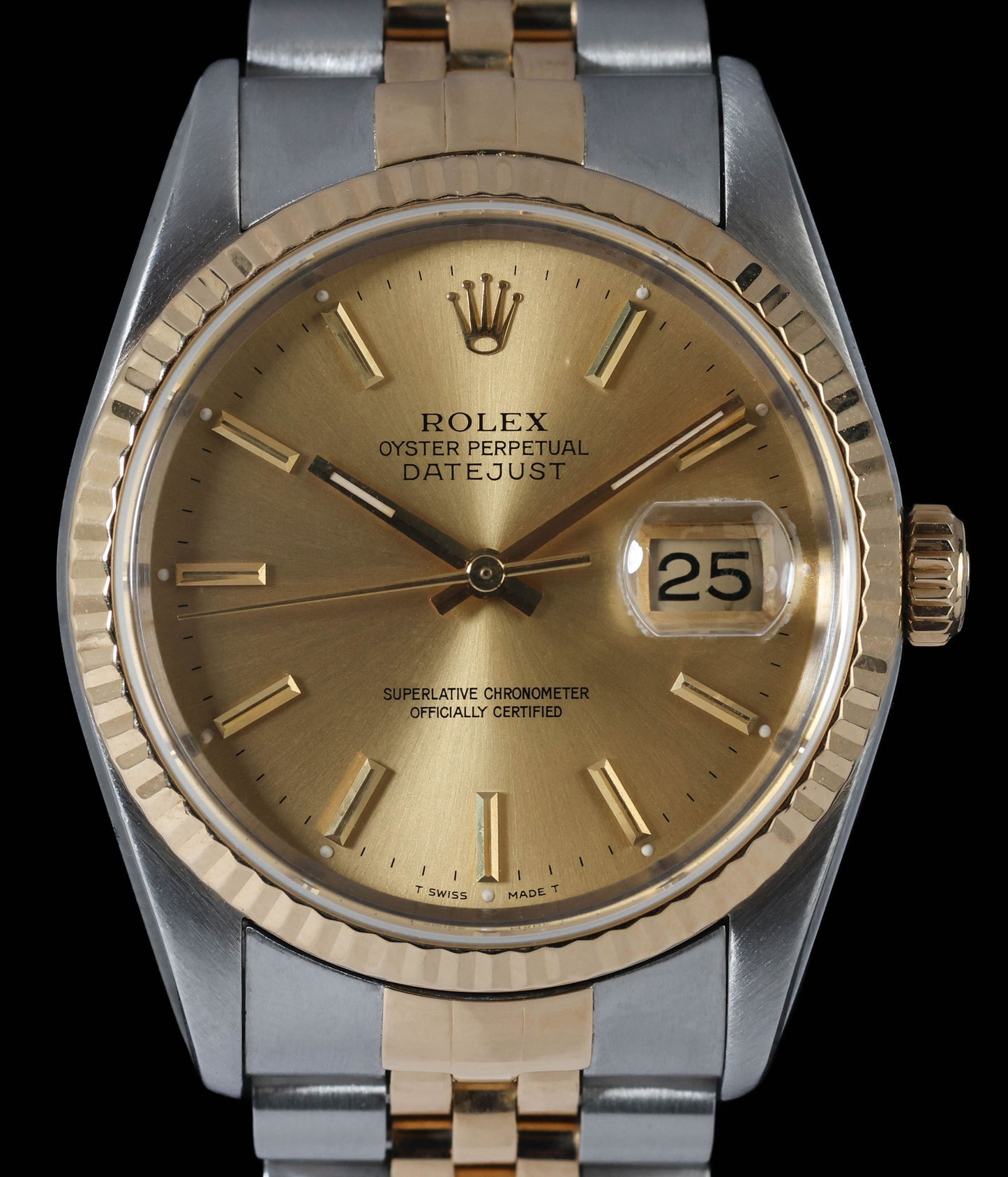 Pre-owned vintage Rolex Datejust 16233 36MM 1993 | Crown Vintage Watches