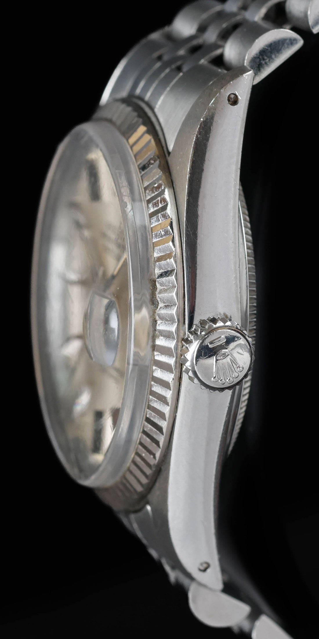 Pre-owned vintage Rolex Datejust 16014 36MM Silver 1984 | Crown Vintage Watches