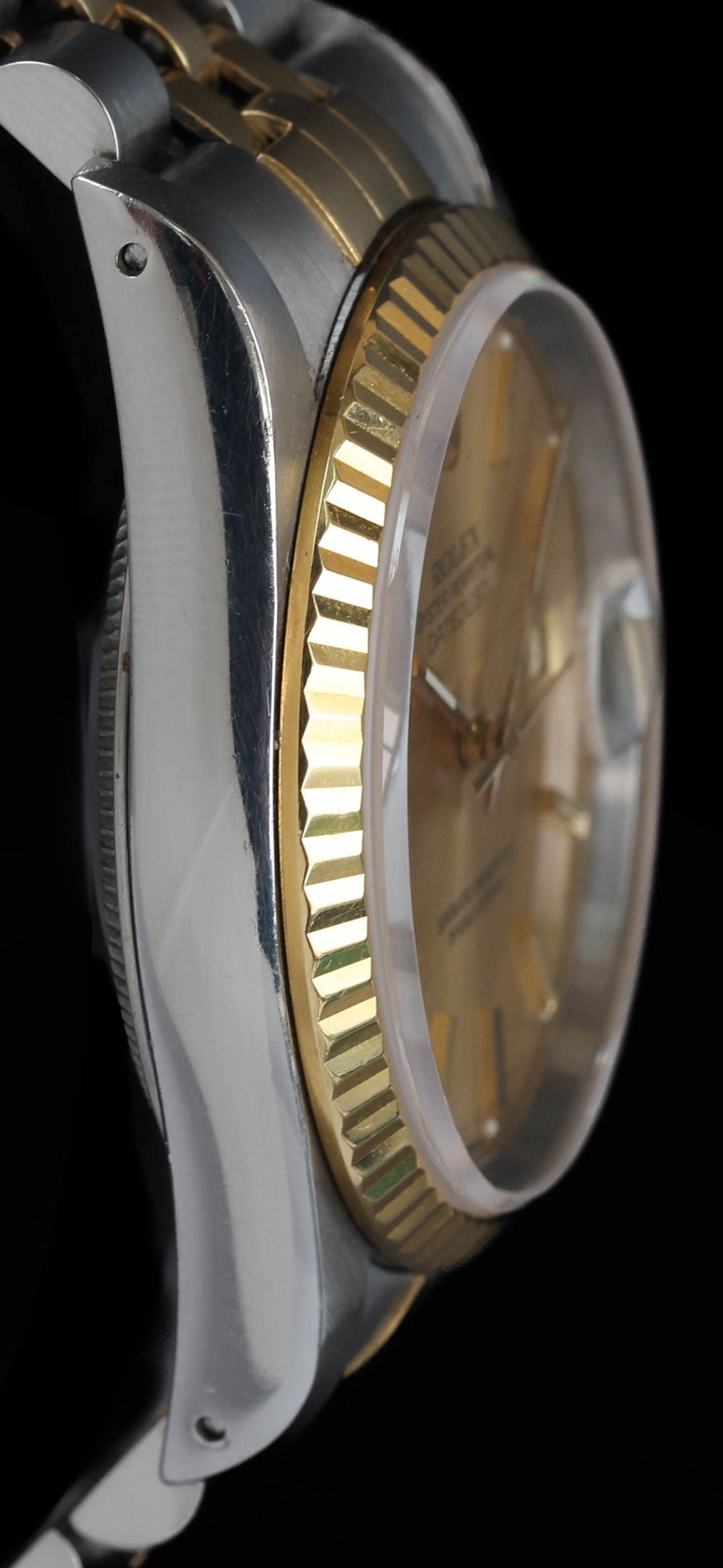 Pre-owned vintage Rolex Datejust 36mm Champagne Dial 16233 1991 | Crown Vintage Watches