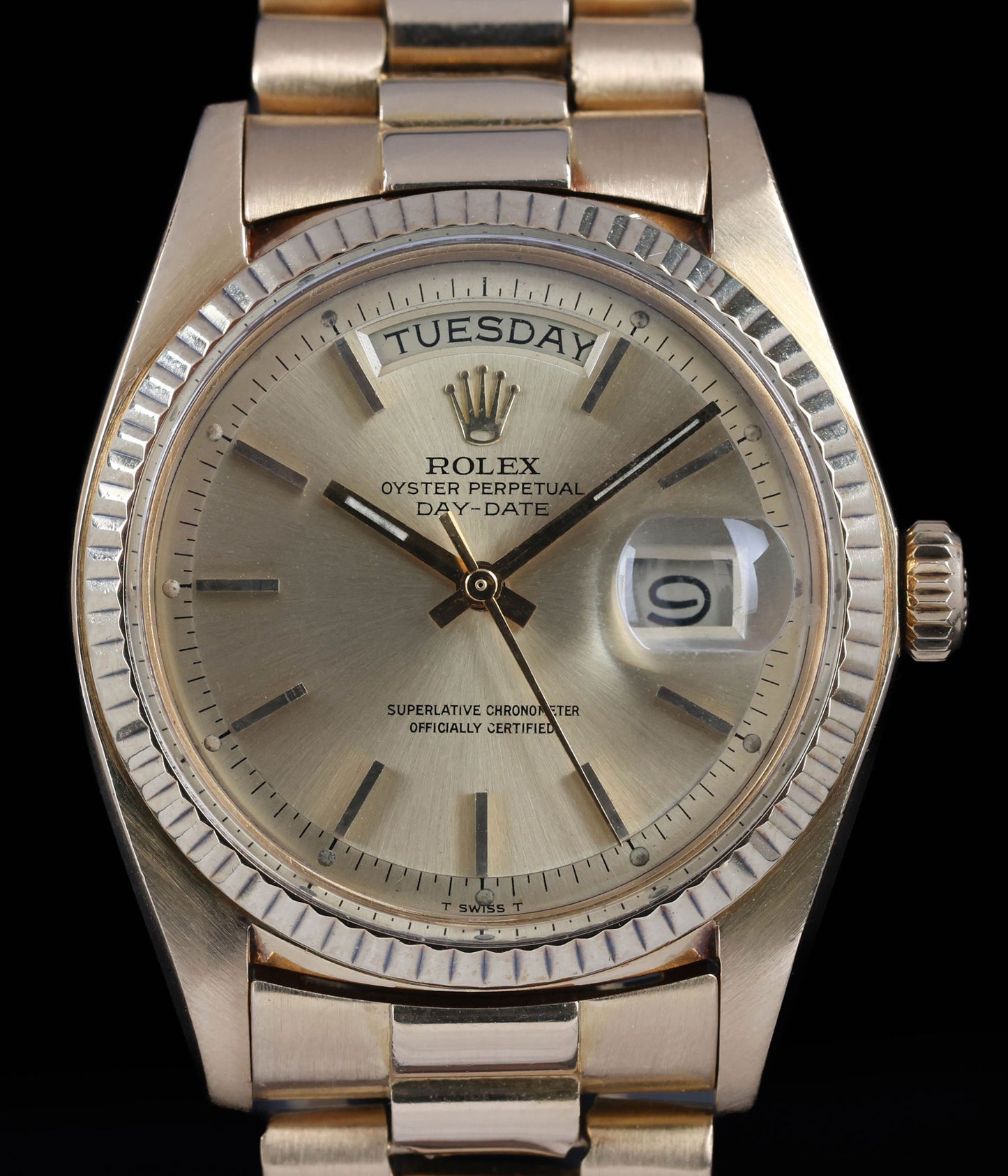 Pre-owned vintage Rolex Day-Date 1803 18K Yellow Gold 36MM 1974 | Crown Vintage Watches
