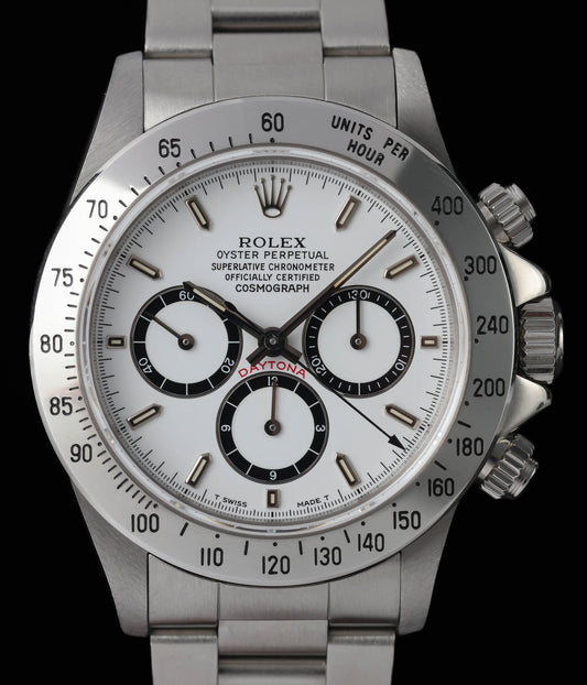 Pre-owned vintage Rolex Daytona 16520 'Zenith' 40mm 1991  | Full Set | Crown Vintage Watches