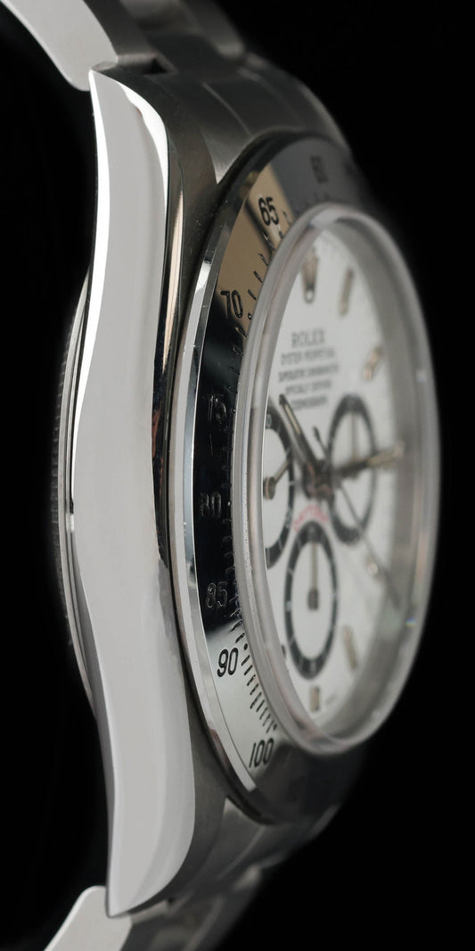 Pre-owned vintage Rolex Daytona 16520 'Zenith' 40mm 1991  | Full Set | Crown Vintage Watches
