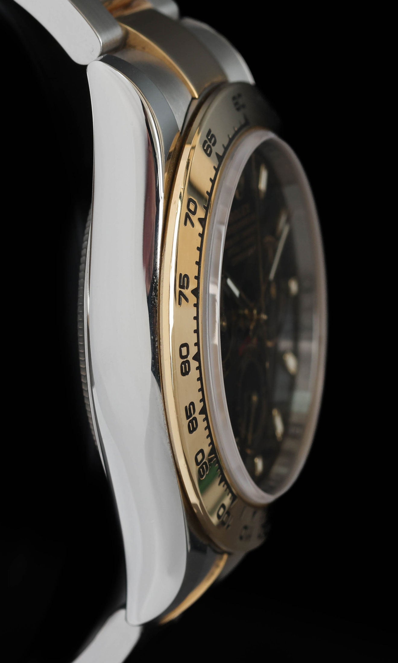 Pre-owned Rolex Daytona 40MM 116503 Black Dial Yellow Gold 2017 | Crown Vintage Watches