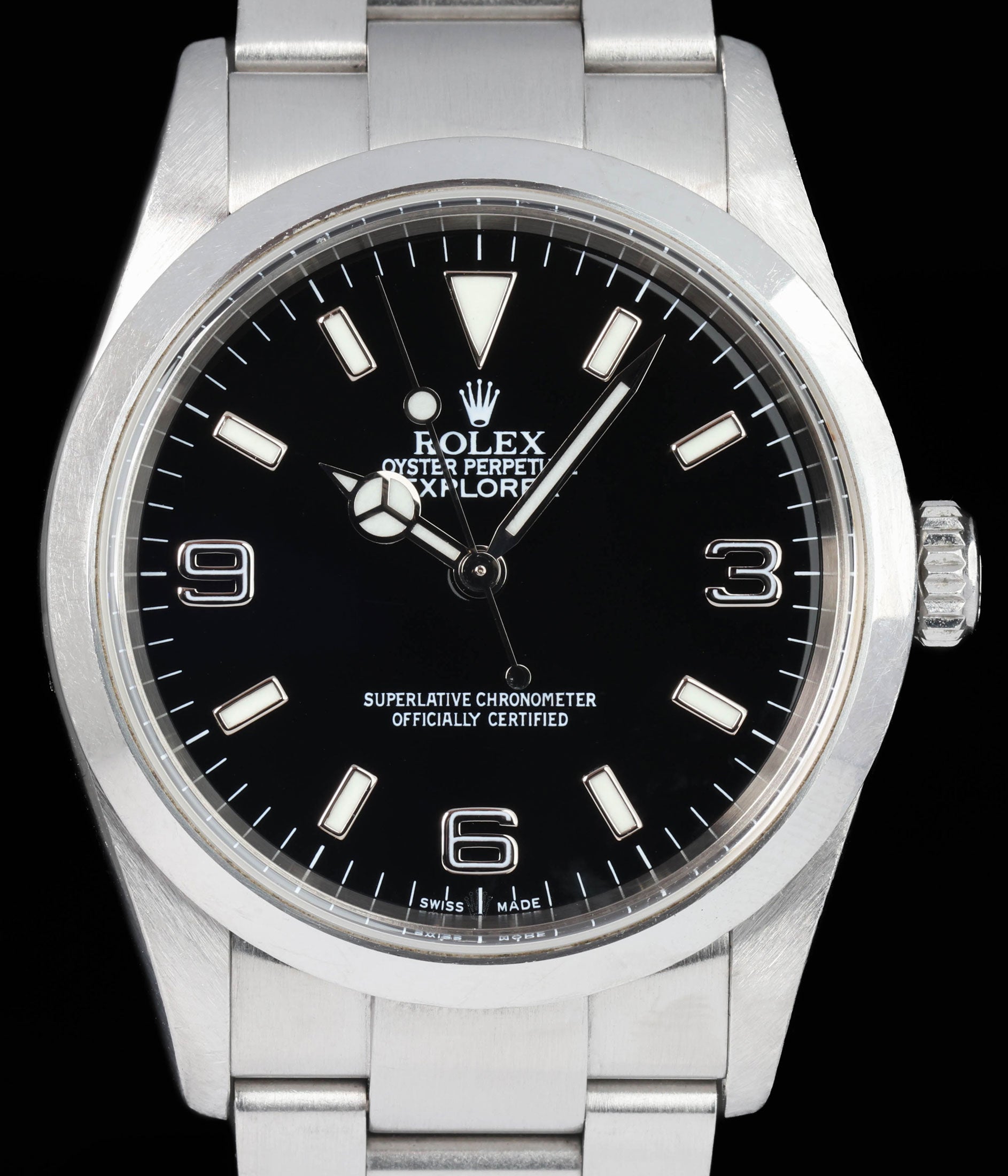 Pre-owned vintage Rolex Explorer I 114270 36mm 2004 | Crown Vintage Watches