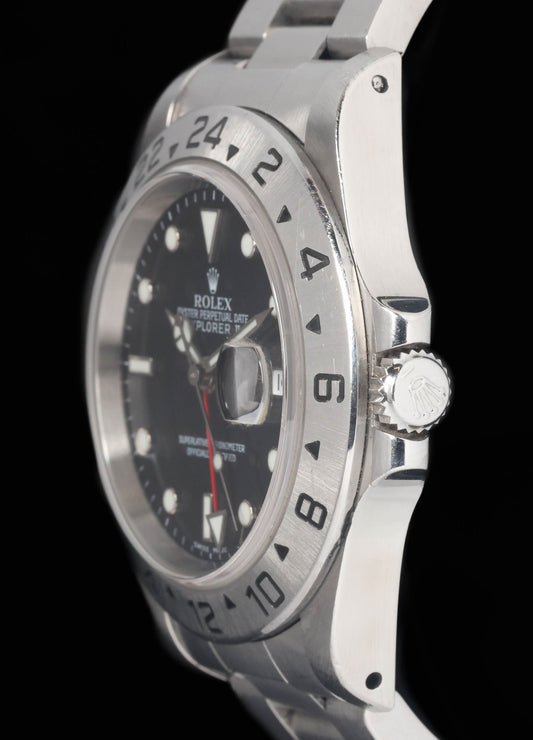 Preowned vintage Rolex Explorer II 16570 40mm Circa 1999 Box & Booklets | Crown Vintage Watches