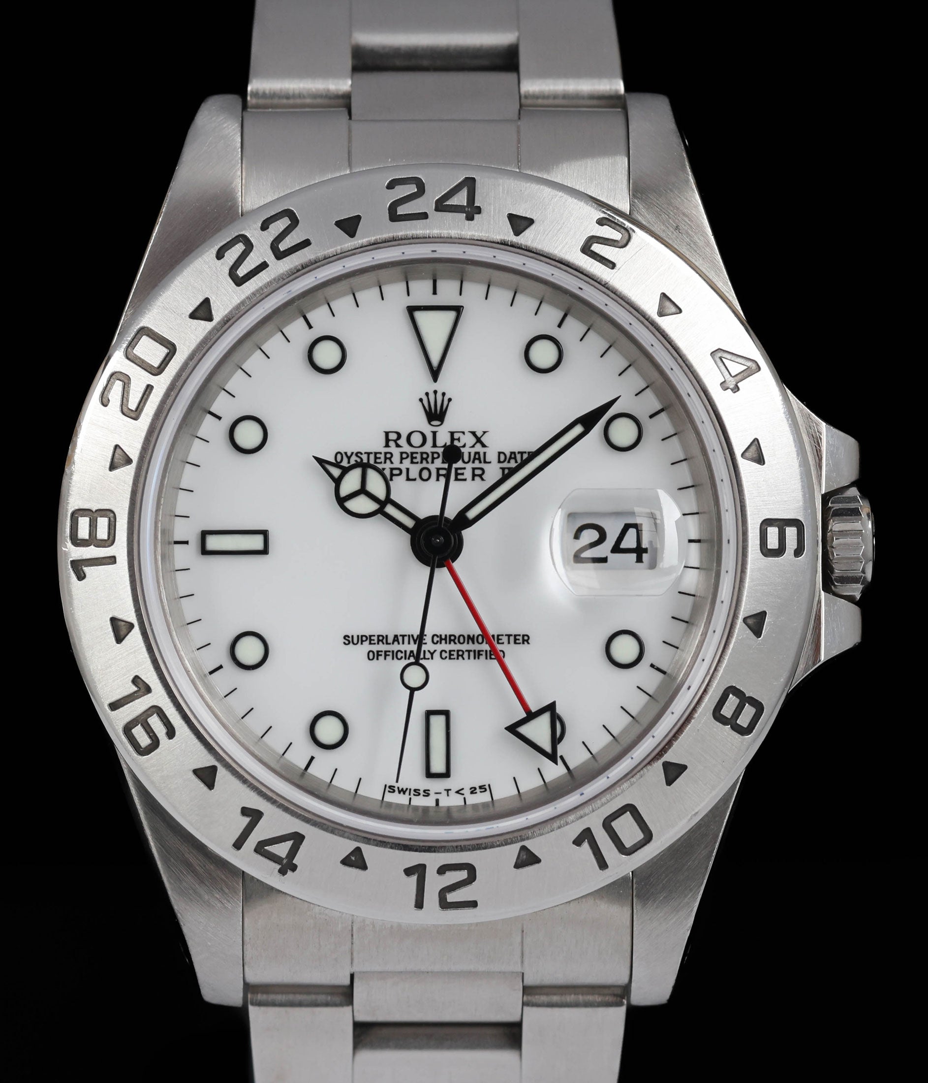 Pre-owned vintage Rolex Explorer II 16570 Polar 40MM 1997 | Crown Vintage Watches