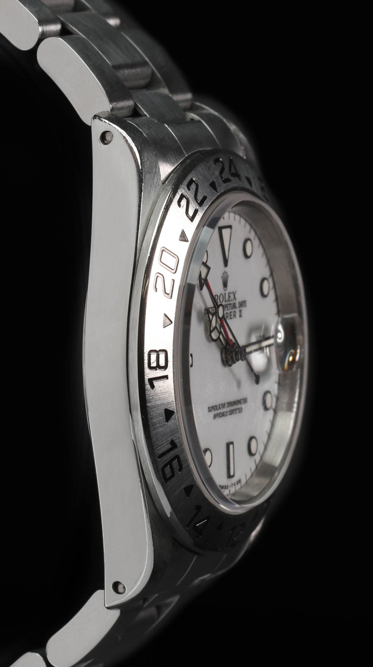Pre-owned vintage Rolex Explorer II 16570 ‘Polar' 40MM 1997 | Crown Vintage Watches